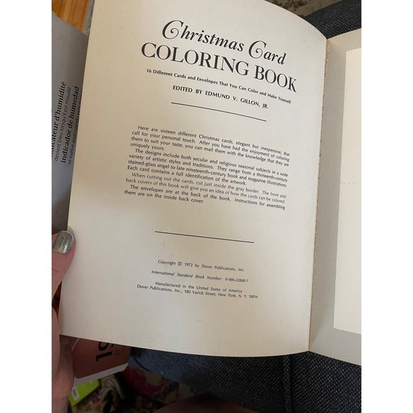 1972 Christmas Card Coloring Book With Envelopes Included - Picture 3 of 8